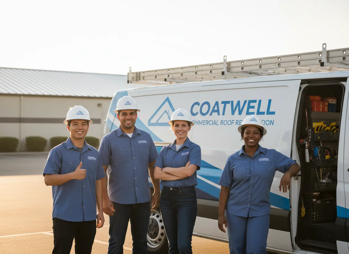 Commercial roof coating company in Kendall, KS